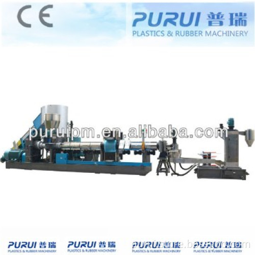 Waste plastic granulating line
